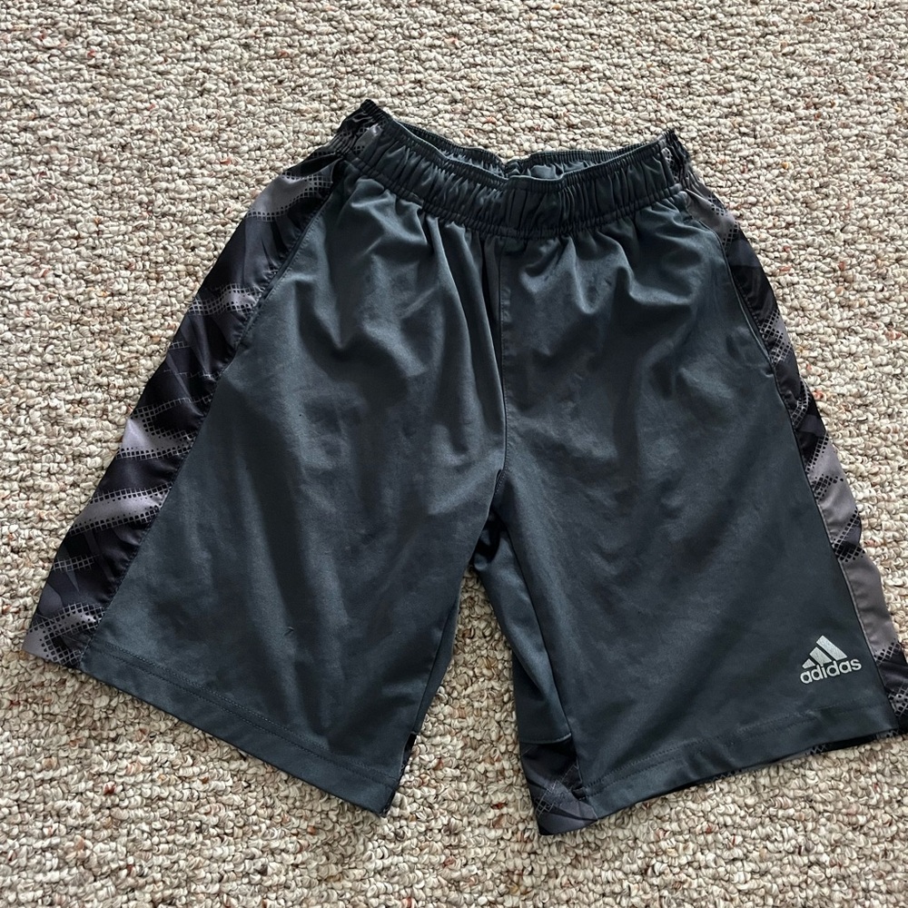 Adidas Boy’s Gray Athletic Shorts